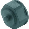 Protective cap, Cat 6A, black, for STX V1, 100022773