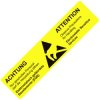 BJZ A-60780 ESD symbol labels yellow self-adhesive 105x26mm 1000 pcs