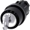 Siemens 3SU10004CL110AA0 3SU1000-4CL11-0AA0 Przełącznik kluczykowy 2 x 45 ° IP66, IP67, IP69/IP69K 1 szt.