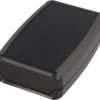 ABS handheld enclosure, (L x W x H) 117 x 79 x 32 mm, black (RAL 9005), IP65, 1553WCBK