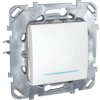 UNICA Wyłącznik krzyżowy z podświetleniem biel polarna MGU50.205.18NZ SCHNEIDER ELECTRIC