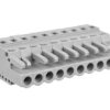 Gniazdo MCS-MIDI Classic 10-biegunowe szare raster 5mm 231-110/102-000 /50szt./