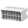 Socket header, 14 pole, pitch 3.3 mm, straight, natural, 1-1971906-7
