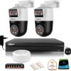 Zestaw monitoringu IP Dahua 2 kamery obrotowe 2MP+2MP z dyskiem 1TB