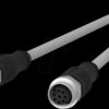 142MNA22020 Sensor cables, M12, 8 pin, coupling > coupling, 2 m