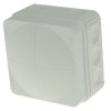 Puszka elektroinstalacyjna ścienna Polipropylen 76 x 76 x 51mm Szary IP66 liczba otworów 12 WISKA