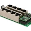 Gigabit PoE Injector Aktywny, 4 porty Gigabit 802.3at/af, Mode A Extralink 4 Portowy