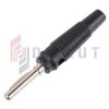 Wtyk banan 4mm WB412-BK 50V=/30V~ 24A