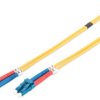 FO patch cable, LC to LC, 1 m, OS2, singlemode 9/125 µm, DK-2933-01