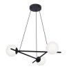 Lampa wisząca ARTON na E27, mleczne białe klosze szkło K-4966 Kaja Lighting