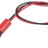 Lampka kontrolna do montażu panelowego 110V ac, czerwona 8mm LED Wyprowadzenia RS PRO