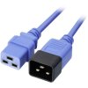 LINDY 30120 C20 to C19 Power Extension Cable 1.0m Blue