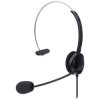 Manhattan 180504 Mono Over-Ear Headset (USB), Microphone Boom (padded), Polybag