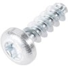 TOOLCRAFT 88200-12 Plastic-Tapping Screw 3x12mm Star Zinc Steel 100 pieces