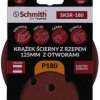Papier ścierny krążki na rzep z otworami 125mm P180 zestaw 5szt Schmith