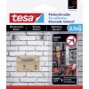 tesa 77902-00000-00 Adhesive screws 18x11mm beige 2pcs for brick & stone 2.5kg