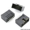 Socket-10-PIN Socket 2X5 Pin to Wire R2.54 THT MOLEX