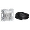 UNICA TOP Regulator temperatury z Czujnikiem podłogowym aluminium MGU5.503.30ZD SCHNEIDER ELECTRIC