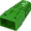 Cable grommet, cable Ø 6.5 mm, without detent lever protection, L 26.5 mm, PC, green, 09451510021