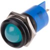 Lampka kontrolna do montażu panelowego 230V ac, niebieska 22mm LED RS PRO