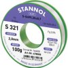 Cyna lutownicza bezołowiowa Stannol S321 2,0% 2,0MM SN99,3CU0,7 CD 100G bezołowiowa, szpula Sn99,3Cu0,7 ORH1 100 g 2 mm