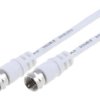 Cable-F/F-15 Kabel 15M F Wtyk, Z Obu Stron Biały