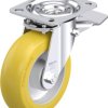 Blickle 928418 L-ALTH 125K-ST-CO Rolka obrotowa z blachy stalowej Średnica koła: 125 mm Maksymalne obciążenie: 250 kg 1