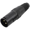 Omnitronic 30208430 XLR plug Silver Metal Durable Design