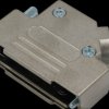 MHD45ZK25-K D-Sub cap, 25-pin, angled, silver, size B