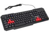 Klawiatura USB KP-105 czarna +czerw. BLOW 089902