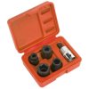 Sealey VS0464 Brake Calliper Socket Set 5pc 1/2"Sq Drive