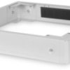 Base, steel, (L x W x H) 600 x 600 x 100 mm, 2 U, light gray, for Unique & Dynamic Basic network cabinets, DN-19 PLINTH-6/6-