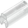 PVC cable maker, inscribable, (W x H) 18 x 18 mm, max. bundle Ø 22 mm, transparent, 1806320000