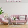 Lampa sufitowa DIXIE Pink/White 5xGX53 MLP7557 Milagro