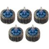 Sealey FW6030ASS 60 x 30mm Abrasive Flap Wheel on 6mm Shaft Assorted Grit - PK 5