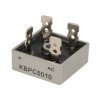 Mostek prostowniczy; KBPC5010 KBPC Bulk; 50A; 1000V; kostka; konektory; typ FM 28,3x28,3x11mm; Suntan; RoHS