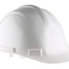 Kask ochronny, Biały, PE, PP, Standardowy