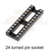 IC Socket 24-pin DIL (narrow turned pin ) - TruConnect