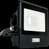 20256 LED floodlight, 10 W, 735 lm, 3000 K, sensor, black