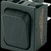 01834.3302-00 Rocker switch, 2-pin, UM, black