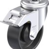Blickle 953161 LER-PP 100KA-FI-EL Rolka obrotowa z blachy stalowej Średnica koła: 100 mm Maksymalne obciążenie: 150 kg 1