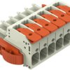 1-wire female connector, 6 pole, pitch 7.62 mm, light gray, 831-1106/038-000