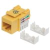 Moduł Keystone Rj45 Utp Cat5e Żółty Punch-Down