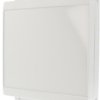 ABS enclosure, (L x W x H) 180 x 180 x 40 mm, light gray (RAL 7035), IP66, 1555WF17GY