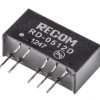 Przetwornica DC-DC, 2W, Uwe 4,5 → 5,5 V DC, Uwy ±12V dc, Iwy ±84mA, Recom