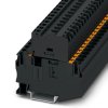Złączka szynowa bezpiecznikowa Phoenix Contact 3211874 poziomy: 1 PT 6 Czarny 24 V 10 mm² Wciskane Z bezpiecznikiem