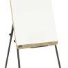Flipchart Rocada NAT0610 (S x W) 700 mm x 1900 mm drewno, dębowy, biały (RAL 9003)