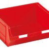 Pojemnik do przechowywania głębokość 376mm szerokość 419mm wysokość 180mm Czerwony PP RS PRO