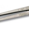 ESD precision tweezers, uninsulated, antimagnetic, stainless steel, 160 mm, 21SA