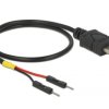Delock USB-C Kabel Złącze męskie USB-C®, Złącze męskie 2 pin. 0.30 m czarny 85420